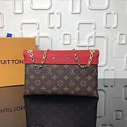 LV Monogram Chain bag M41200 red 26cm - 4