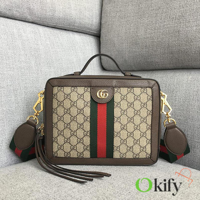 Gucci Ophidia Canvas Shoulder Bag 25cm - 1