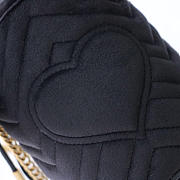 Bagsall GUCCI Black GG Marmont Gold Vuckle Leather - 3