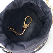 Bagsall GUCCI Black GG Marmont Gold Vuckle Leather - 5