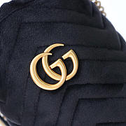 Bagsall GUCCI Black GG Marmont Gold Vuckle Leather - 6