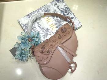 Bagsall Dior saddle bag Cowhide Clamshell tote