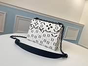 LV Twist chain bag black and white 23cm - 4