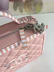 Chanel Vanity Case Pink grained caldskin leather 21cm - 6