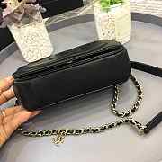 Chanel Sheepskin Small Square Bag Black 18.5cm - 6