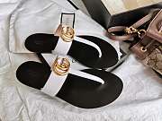 Gucci Slipper Black/White 102 - 4