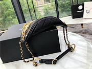 Chanel All About Chains Waist Bag 34 Black - 3