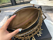 Chanel All About Chains Waist Bag 34 Black - 4