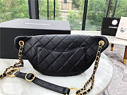 Chanel All About Chains Waist Bag 34 Black - 6
