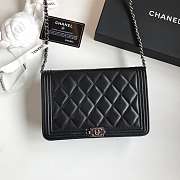 Chanel leboy WOC chain package 19.5cm - 1
