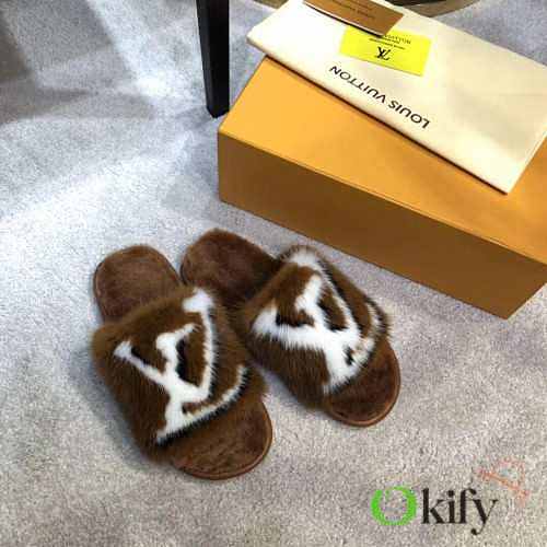 Bagsall LV slippers Brown 305 - 1
