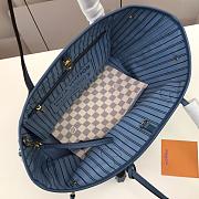 Louis Vuitton Neverfull BagsAll MM Damier Blue 3766 32cm - 5