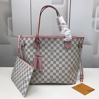 Louis Vuitton Neverfull BagsAll MM Damier pink 3767 32cm