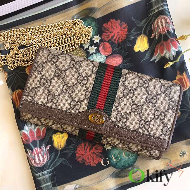 Bagsall Gucci Wallet Mini Bag GG patterns and Web stripes - 1