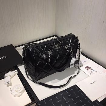 Bagsall Chanel New AS1322 Boston Pillow Bag black