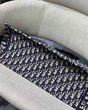 Dior Book Tote 41.5 Blue Dior Oblique Embroidery M1286 - 2