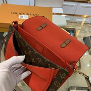 Louis Vuitton message bag red M44584 26cm - 5