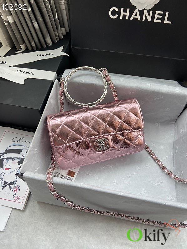 Chanel handbag Pink AS1665 18cm - 1