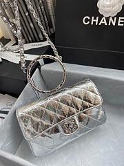 Chanel handbag silver AS1665 18cm - 2