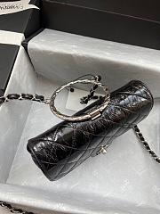 Chanel handbag black AS1665 18cm - 4
