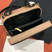 Chanel Chain Vanity Case Black Beige 21cm - 2