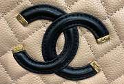 Chanel Chain Vanity Case Black Beige 21cm - 5