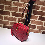 Gucci GG Marmont 18 Matelassé Red Leather 2405 - 6