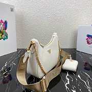 Bagsall Re-Edition 2005 Saffiano Leather Bag White 1BH204 - 6