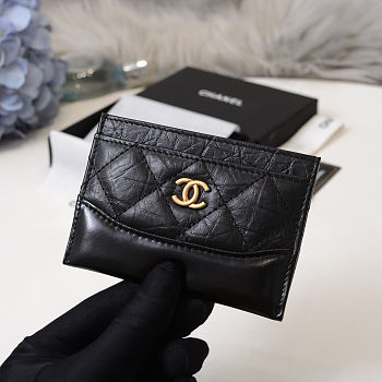 Bagsall Chanel card case Black