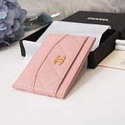 Bagsall Chanel card case pink  - 6