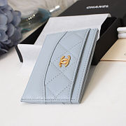bagsall Chanel card case Blue - 2