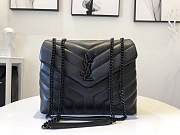 YSL Small Loulou Bag 23 Full Black - 1