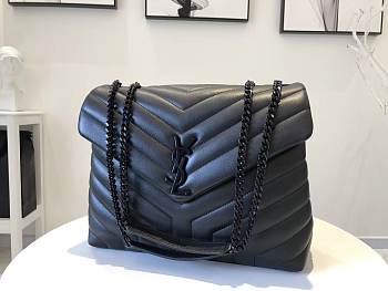 YSL Medium Loulou Bag 32 Full Black