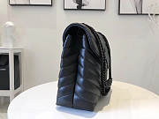 YSL Medium Loulou Bag 32 Full Black - 5