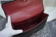 Chanel Flap Bag Maxi 33 black lambskin silver hardware - 3