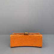 Balenciaga Hourglass Small Top Handle Bag Orange 23cm - 2