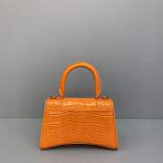Balenciaga Hourglass Small Top Handle Bag Orange 23cm - 5