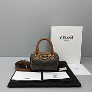 Celine mini Boston Nono 14 in Brown 60043 - 1