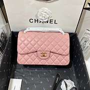 Chanel Lambskin Classic Flap Bag Pink 30cm - 1