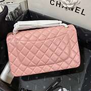 Chanel Lambskin Classic Flap Bag Pink 30cm - 5