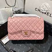 Chanel Lambskin Classic Flap Bag Pink 30cm - 3