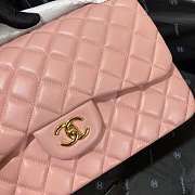 Chanel Lambskin Classic Flap Bag Pink 30cm - 2