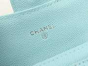 Chanel Wallet blue in Sliver hardware - 2
