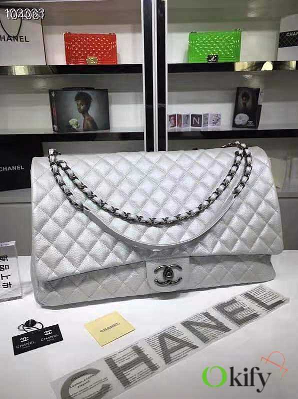 Chanel large classic flap bag travel bags 46cm - 1