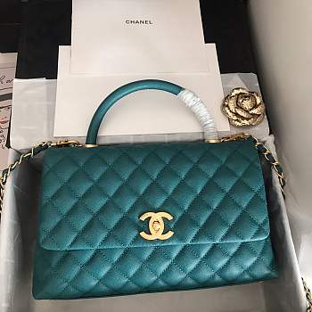 Chanel new rhombic chain bag 28cm