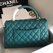 Chanel new rhombic chain bag 28cm - 2