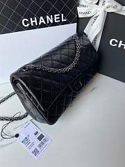 Chanel Aged Calfskin & Black Metal Black 25cm - 2