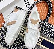 DIOR-ID SNEAKER White and Nude Calfskin and Rubber - 3