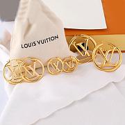 Louis Vuitton Louise Hoop Earrings Gold - 2
