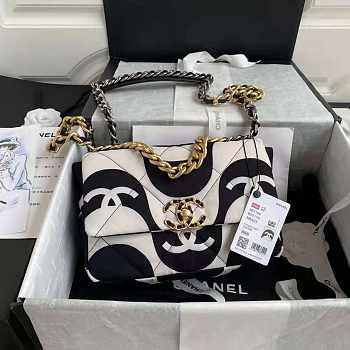 Chanel 19 large handbag AS1161 B05179 NB405 30cm